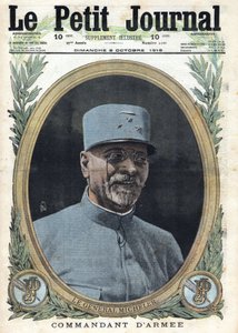 Første verdenskrig 1914-1918 (krig 14-18). Portrett av general Joseph Alfred Micheler (1861-1931) I "Le Petit Journal", 8.10.1916 av Anonymous Anonymous