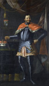 Frederick V av Pfalz (Frederic V de Wittelsbach Simmern, kurfyrste og grevepalatine av Rhinen, konge av Böhmen) - Frederick V (1596-1632), kurfyrst Pfalz - Anonym - ca. 1620-1630 - Olje på lerret - 239x140 - Privat samling av Anonymous Anonymous