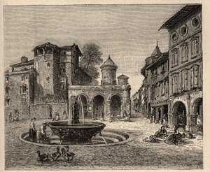 Gaillac - Tarn - Occitanie - gravering i "" PATRIE" - PECTUREQUIREQUE BESKRIVELSE AV FRANKRIKE I 6 BIND AV LUCIEN HUARD - slutten av 1800-tallet av Anonymous Anonymous