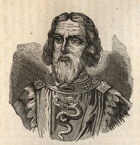 Galeas I Visconti - Galeazzo I Visconti - galeazzo primo visconti - 1277-1328 - engraving av Anonymous Anonymous
