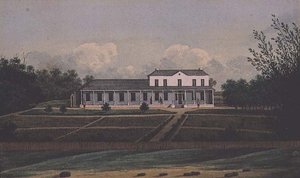 Government House, Sydney, fra baksiden (akvarell) av Anonymous Anonymous
