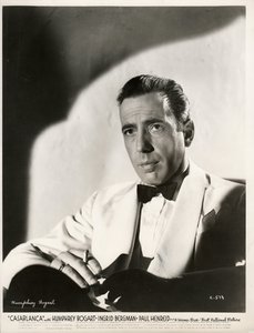 Humphrey Bogart (1899-1957) i Film Casablanca av Michael Curtiz par Anonymous av Anonymous Anonymous