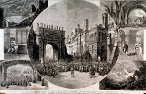 Illustrasjon for Francesca da Rimini, verk av Ambroise Thomas av Anonymous Anonymous
