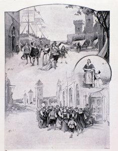 Illustrasjon for operaen La cortigiana av Antonio Scontrino, spilt i Milano i 1896 av Anonymous Anonymous