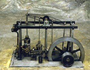 James Watt Steam Machine, Museum of Science and Technology, Milano. av Anonymous Anonymous