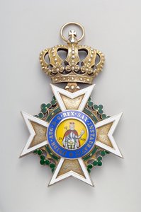 Kongeriket Sachsen - Saint Henry Military Order: insignier av det store kors - 1736-1918 av Anonymous Anonymous