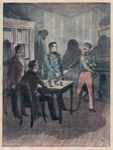 Le jure (Ed) av Bories - gravering i "De fire sersjantene i La Rochelle storslått historisk og dramatisk fortelling"" av Jules Beaujoint - Omtrent 1900 av Anonymous Anonymous