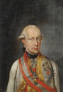 Leopold II Empereur des Romains - Nyklassisisme: Portrett av Leopold II, den hellige romerske keiseren (1747-1792), Anonym, ca. 1780. Olje på lerret, 34x23,5. Privat samling av Anonymous Anonymous