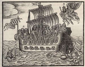 Mazarinade politisk brosjyre: til tross for Mazarin sørger skurrene for statens frelse. ca 1649. Kraftig tre. Privat samling. av Anonymous Anonymous