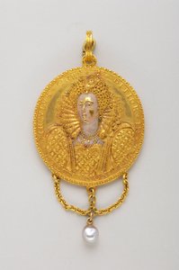 Medalje av 1589 til ære for dronning Elizabeth I. Offverse (1500-tallet) av Anonymous Anonymous