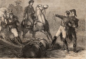 Napoleonskrigene 1813-15 - Slaget ved Ligny (Belgia), 16. juni 1815 - Jean-Baptiste Girards død - La mort du general Girard. Slaget ved Ligny (16. juni 1815): såret på slagmarken, general Girard (1775-1815), repatriert til Paris, døde 27. juni. av Anonymous Anonymous