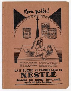 Nestle reklame for barnesukkermelk. av Anonymous Anonymous