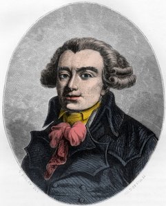 PIERRE VICTORIEN VERGNIAUD Fransk revolusjonær statsmann - Portrett av Pierre Victorien Vergniaud (1753-1793), fransk politiker Girondin - Gravering fra 1863 i "Den røde boken - Histoire De L