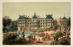 Paris 1874: Luxembourghagen, privat samling av Anonymous Anonymous