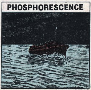 Phosphorescence: the wake of a boat leaves a light mark at night when it passes in the middle of a bank of phosphorescent animals called infusoria “” noctiluques””. Anonymous illustration from 1925. Private collection. av Anonymous Anonymous