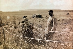 Fotografi fra et personlig album av en infanteriløytnant under de første månedene av første verdenskrig (1. Iere av Anonymous Anonymous