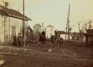 Fotografi fra et personlig album av en infanteriløytnant under de første månedene av første verdenskrig (1. Iere av Anonymous Anonymous