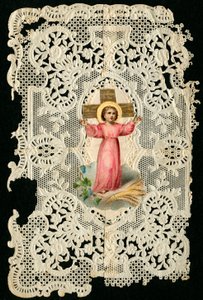 Fromt bilde: Jesusbarn (kromolitografi) av Anonymous Anonymous