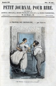 Political and social cartoon during the Second Empire. “About Crinoline” av Anonymous Anonymous