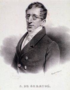 Portrett av Alexis de Garaude (1779-1852), fransk komponist. 1800-tallet. av Anonymous Anonymous
