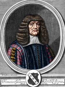 Portrett av Francis Glisson (1599-1677) britisk lege, anatom. av Anonymous Anonymous