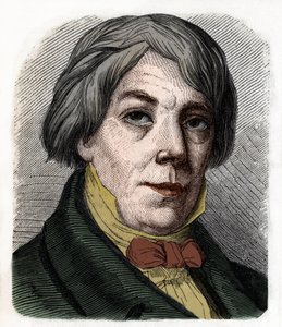 Portrett av Franz Xaver Peter Joseph Schnyder von Wartensee Sveitsisk komponist og pedagog (1786-1868). Gravering fra 1855. av Anonymous Anonymous