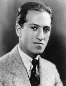 Portrait of George Gershwin.American composer 1898-1937 av Anonymous Anonymous