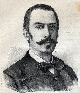 Portrett av Giovanni Giolitti (1842-1928) italiensk politiker, president for Ministerrådet. Gravering i "" Le Petro Parisien"" av Anonymous Anonymous