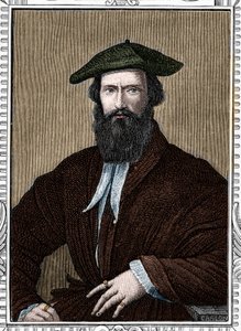 Portrait of Girolamo Francesco Maria Mazzola said Parmigianino or The Parmesan (1503-1540) Italian painter. engraving of 1859 in “” the galleries of Europe - Italy “” by armengaud. Private collection. av Anonymous Anonymous