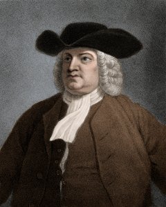 Portrett av Guillaume (William) Penn (1644-1718) Engelsk kveker, grunnlegger av Pennsylvania - William Penn av Anonymous Anonymous