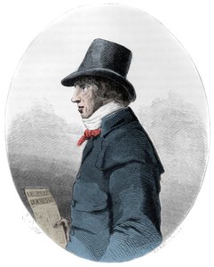 Portrait of Jacques-Rene Hebert (1757-1794), French journalist and politician - Portrait of Jacques Rene Hebert (1757-1794) French journalist and politician - Engraving of 1863 in “The Red Book - Histoire De L
