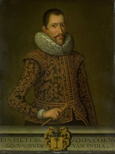 Portrett av Jan Pietersz Coen av Anonymous Anonymous