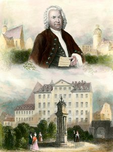 Portrett av Jean Sebastien Bach (Johann Sebastian Bach av Anonymous Anonymous