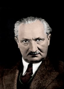Portrett av Martin Heidegger (1889-1976), tysk filosof.
