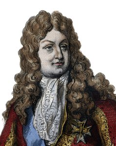 Portrett av Philippe II, hertugen av Orleans (1674-1723), medlem av kongefamilien i Frankrike og kongeriket fra 1715 til 1723. illustrasjon fra «Le Plutarque Français» av Edmond Mennechet av Anonymous Anonymous