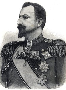 Portrait of Prince Ferdinand I (1861-1948) of Bulgaria. Engraving in “” Le Peute Parisien”” av Anonymous Anonymous