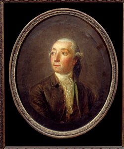 Portrett av Restif de La Bretonne (1734-1806) fransk forfatter. Anonymt maleri. Privat samling. av Anonymous Anonymous