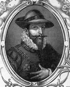 Portrait of Simone Cantarini said the Pesarese (1612-1648) engraving of 1859 in “” the galleries of Europe - Italy “” by Armandaud. Private collection. av Anonymous Anonymous