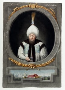 Portrett av Sultan Mustafa III (1717-1774) (Mustafa, Moustapha) av Anonymous av Anonymous Anonymous