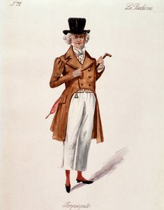 Portrett av en butikkeier, fra La boheme av Puccini (1892-1895) av Anonymous Anonymous