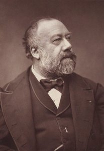 Portrett av låtskriveren Gustave Nadaud (1820-1893), Anonym. Albumin bilde. Privat samling av Anonymous Anonymous