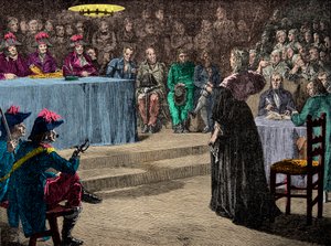 Dronning Marie Antoinette for revolusjonsdomstolen 4. oktober av Anonymous Anonymous
