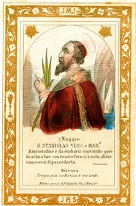 Sankt Stanislaus Martyren (gravering av Anonymous Anonymous