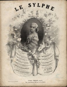 Noter til "" Le Sylphe"" opera-comique i 2 akter, tekster av M. de Saint-Georges, musikk av M. Louis Clapisson 1808-1866 Privat samling. av Anonymous Anonymous