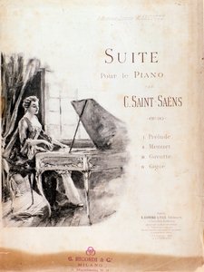 Noter til Suite for piano (Opus 90) av Camille Saint-Saens av Anonymous Anonymous