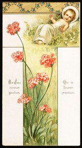 Jesusbarnet fromt bilde. Privat samling fra 1900-tallet av Anonymous Anonymous