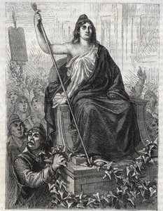 The Procession of the Goddess of Reason av Anonymous Anonymous