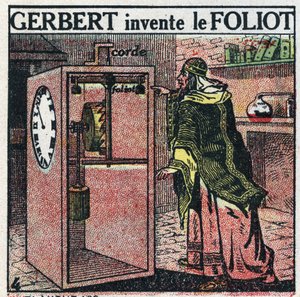 Tid: klokken har vekt. Gerbert d