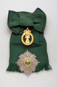 Storbritannia - Order of the Thistle - Topp: Merke, reseptbelagt modell, laget av John James Eddington (London) av Anonymous Anonymous