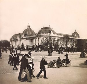 Universell utstilling av 1900 - Exposition Universelle de 1900 i Paris: Le Pepetit Palais - privat samling av Anonymous Anonymous